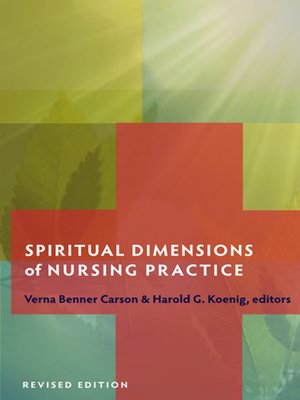 cover image of Spiritual Dimensions of Nursing Practice